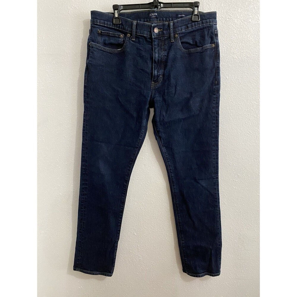 J Crew Men’s Flex Blue Denim Jeans 35x32 (Actual 35x30) G41